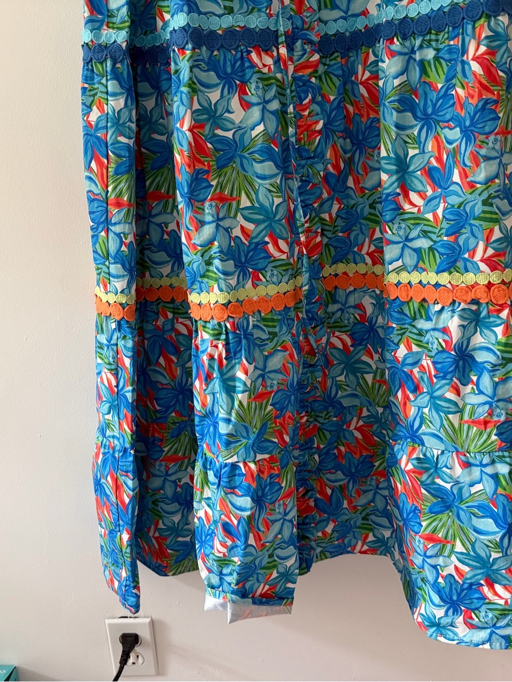 NWT Marie Collection by Victoria Dunn Beau Maxi Dress in Firecracker Blue Small - Picture 5 of 16